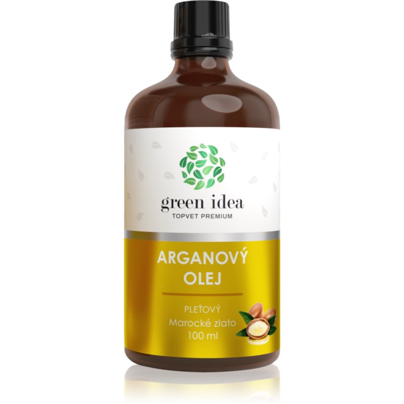 Green Idea Topvet Premium Argan oil ulei facial pentru toate tipurile de ten, inclusiv piele sensibila 100 ml