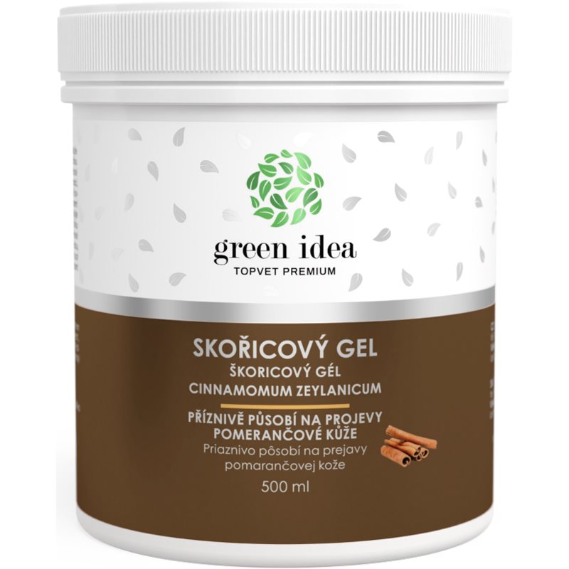 Green Idea Skořicový gel gel pentru masaj 500 ml Green Idea Skořicový gel gel pentru masaj 500 ml