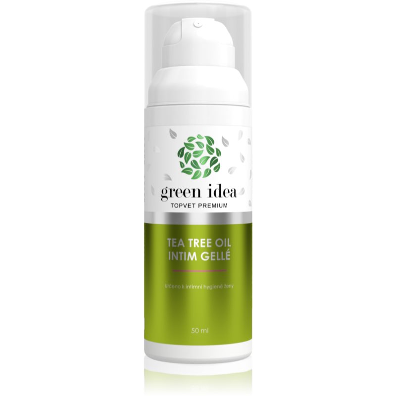 Green Idea Topvet Premium Tea Tree oil Gel de curatare delicat pentru partile intime 50 ml