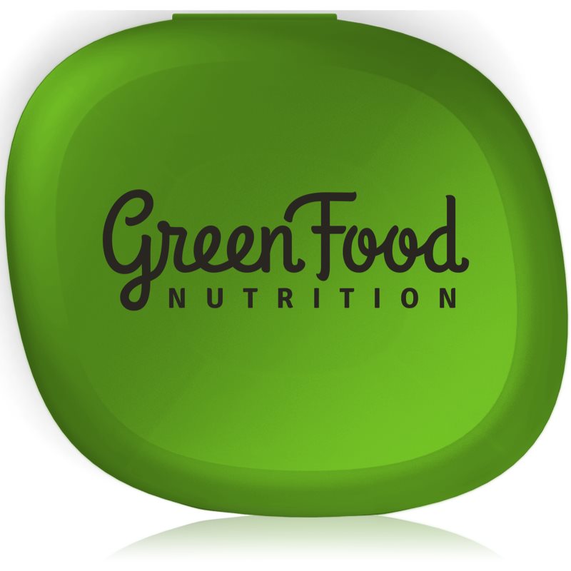 GreenFood Nutrition Pillbox cutie pentru suplimente alimentare culoare Green 1 buc