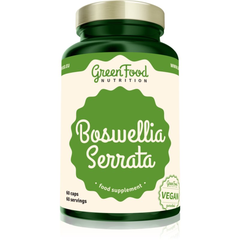 GreenFood Nutrition Boswellia Serrata complément alimentaire pour votre bien-être 60 cps
