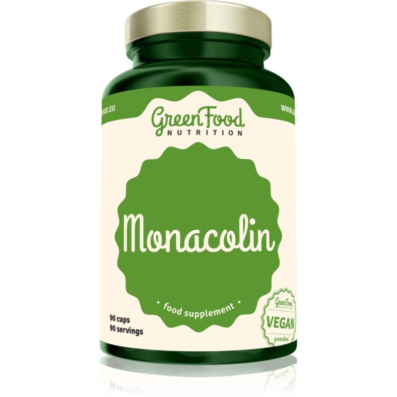 GreenFood Nutrition Monacolin Kapseln zur Aufrechterhaltung eines normalen Cholesterinspiegels 88 g