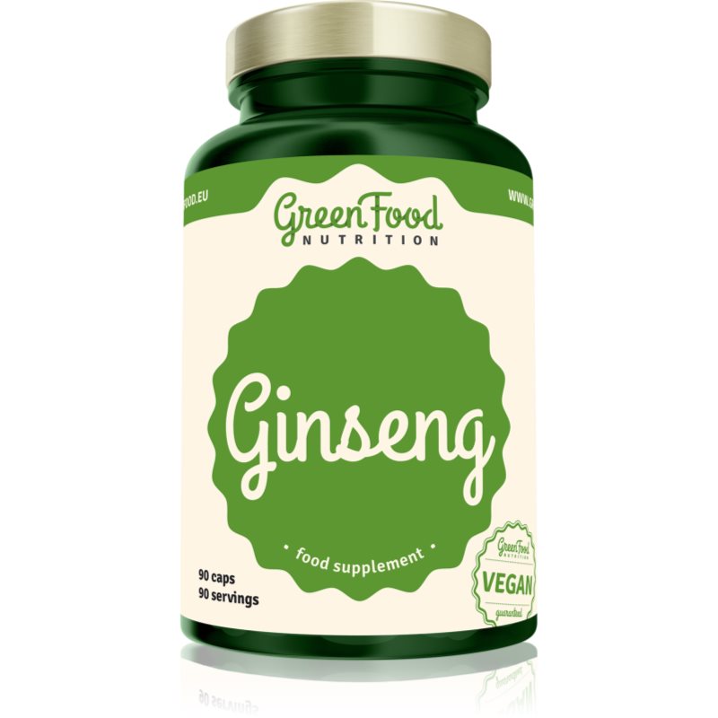GreenFood Nutrition Ginseng Kapseln mit Ginseng 90 KAP