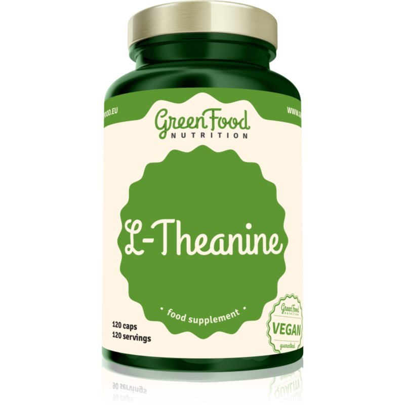 GreenFood Nutrition L-Theanine capsule pentru favorizarea somnului și a regenerării 120 caps.