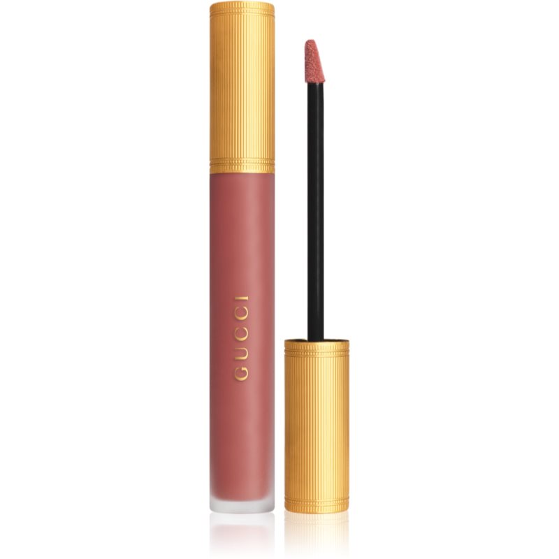 Gucci Gucci Beauty Rouge à Lèvres Matte Lipstick ruj lichid mat culoare 208 They Met in Argentina 6.5 ml