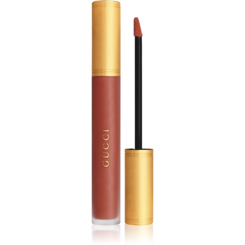 Gucci Gucci Beauty Rouge à Lèvres Matte Lipstick ruj lichid mat culoare 505 Janet Rust 6.5 ml