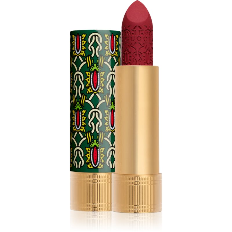 Gucci Gucci Beauty Holiday Rouge à Lèvres Matte Lipstick ruj mat culoare 509 Rosso Ancora 3.5 g