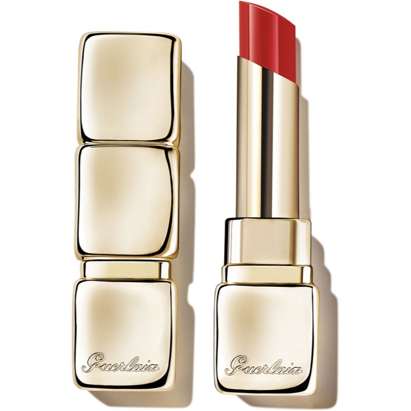 GUERLAIN KissKiss Shine Bloom ruj strălucitor culoare 709 Petal Red 3,5 g