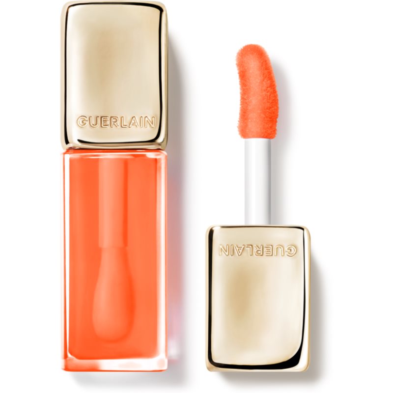 GUERLAIN KissKiss Bee Glow Oil ulei pentru buze cu miere culoare 319 Peach Glow 9,5 ml