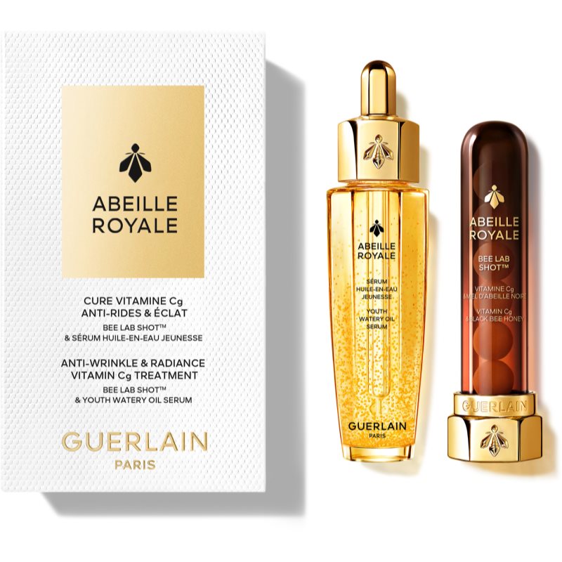 GUERLAIN Abeille Royale Bee Lab Shot &amp; Youth Watery Oil Serum set pentru îngrijirea pielii