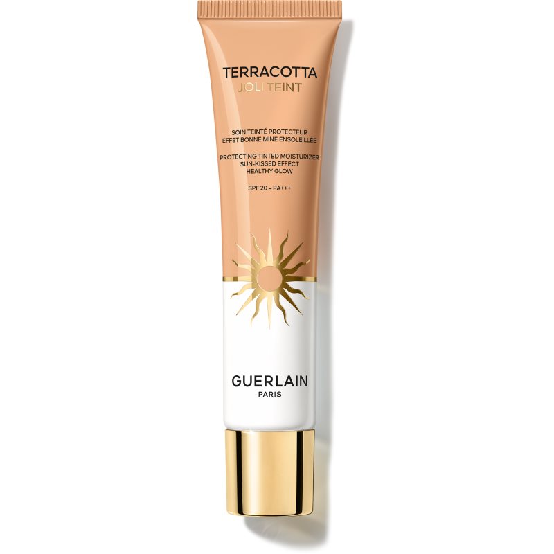 GUERLAIN Terracotta Joli Teint Protecting Tinted Moisturizer machiaj de stralucire pentru un look natural SPF 20 culoare 20 Golden 30 ml