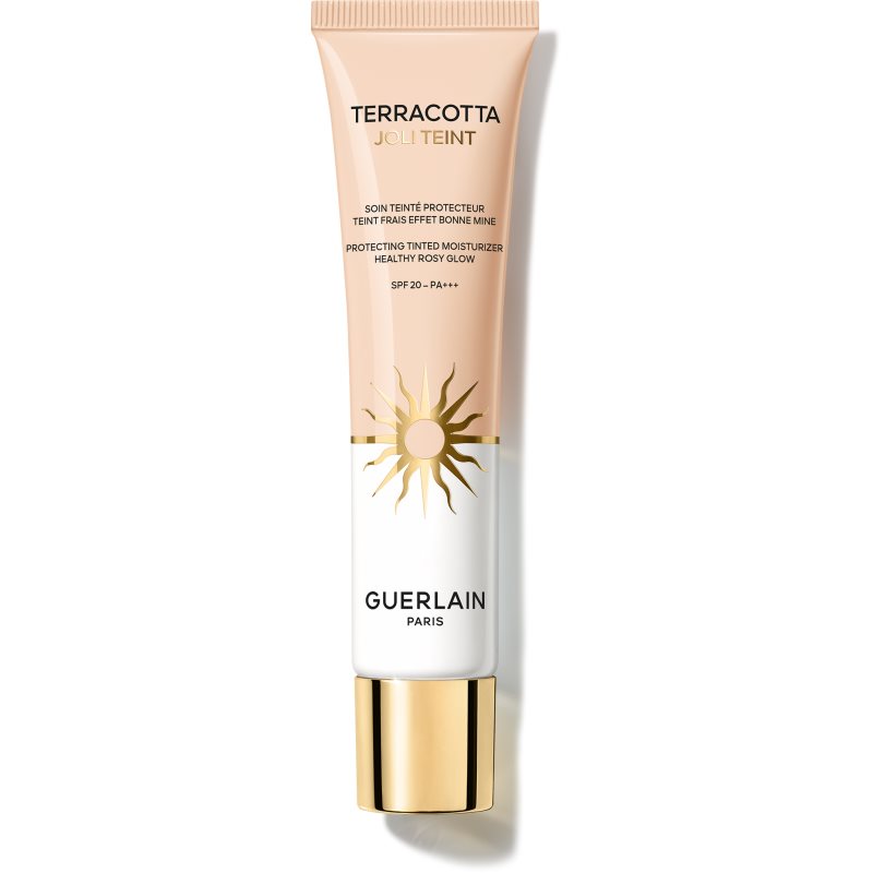 GUERLAIN Terracotta Joli Teint Protecting Tinted Moisturizer machiaj de stralucire pentru un look natural SPF 20 culoare 00 Rosy 30 ml