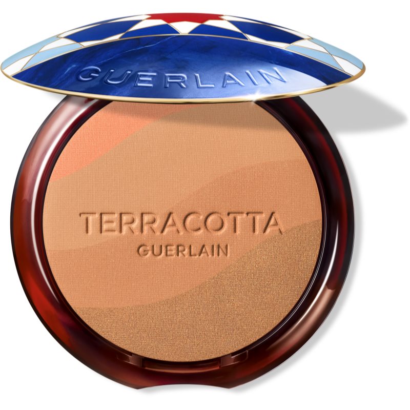 GUERLAIN Terracotta Golden Dunes pulberi pentru evidentierea bronzului editie limitata culoare Light Blue Dakhla 10 g