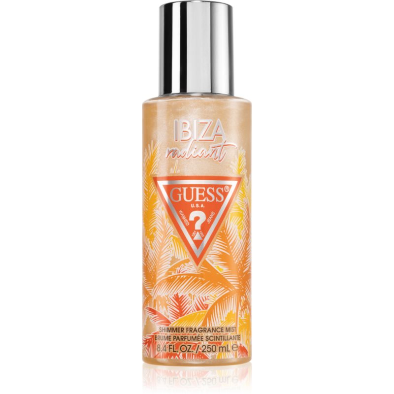 Guess Destination Ibiza Radiant spray de corp parfumat cu particule stralucitoare pentru femei 250 ml