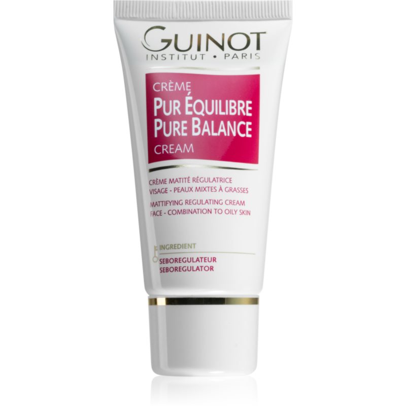 Guinot Pure Balance crema de standardizare pentru ten gras pentru a improspata porii si pielea cu aspect obosit 50 ml