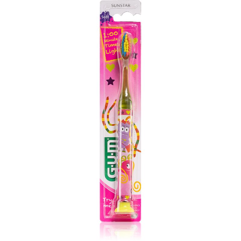 G.U.M Kids Toothbrush Periuță de dinți pentru copii cu ventuză 1 buc