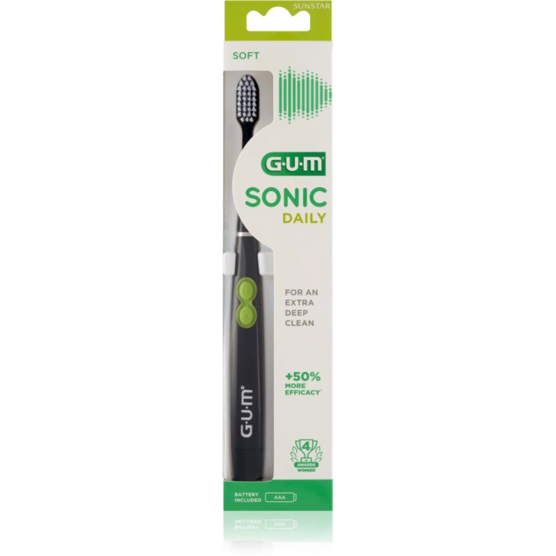 G.U.M Sonic Daily periuta de dinti cu ultrasunete Black 1 buc