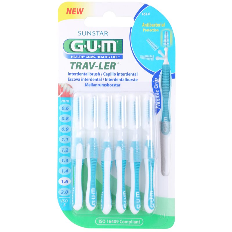 G.U.M Trav-Ler Interdental perie interdentara 1,6 mm 6 buc