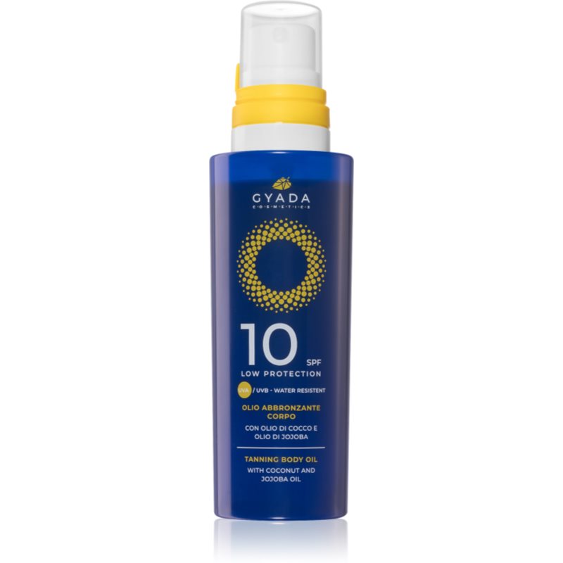 Gyada Cosmetics Solar Low Protection ulei pentru îngrijire și bronzare pentru corp SPF 10 150 ml