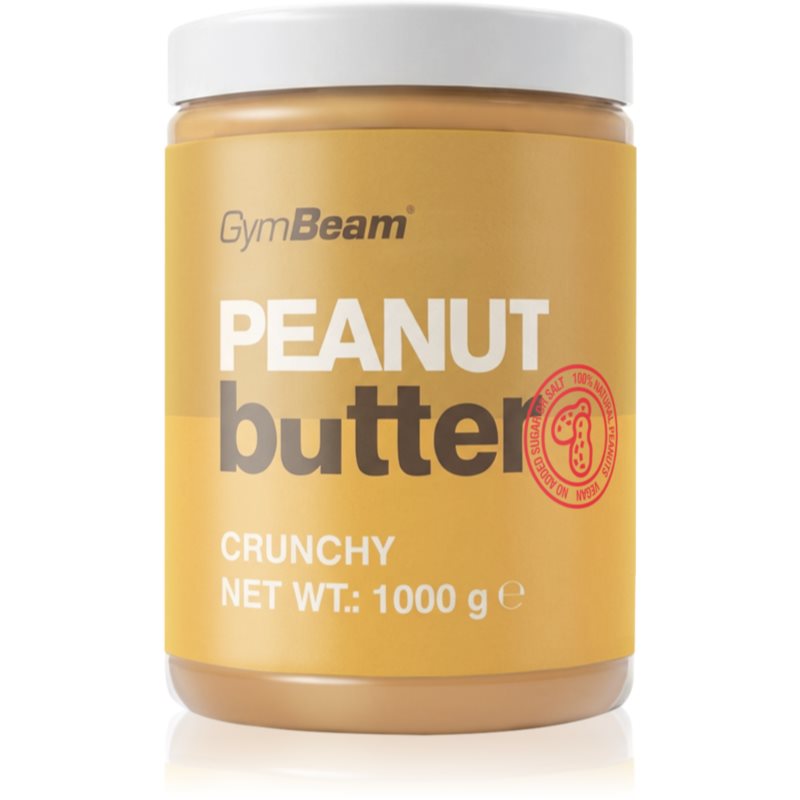 GymBeam Peanut Butter Crunchy cremă de nuci 100 % 1000 g