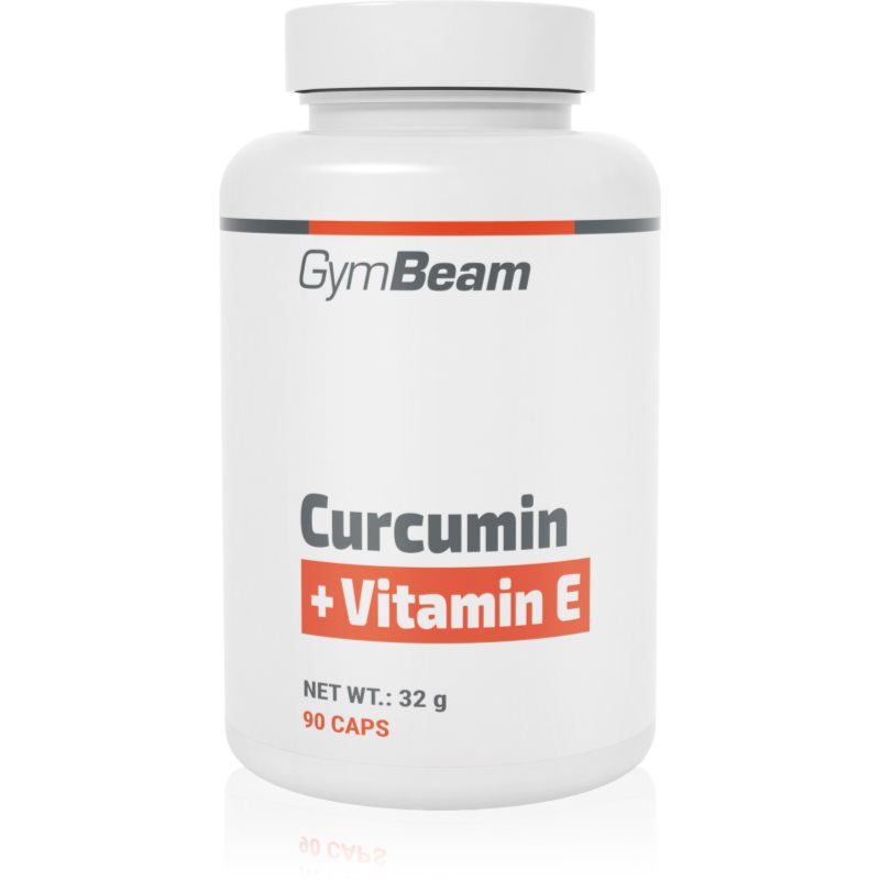 GymBeam Curcumin + Vitamin E capsule pentru susținerea protecției celulelor în fața stresului oxidativ 32 g