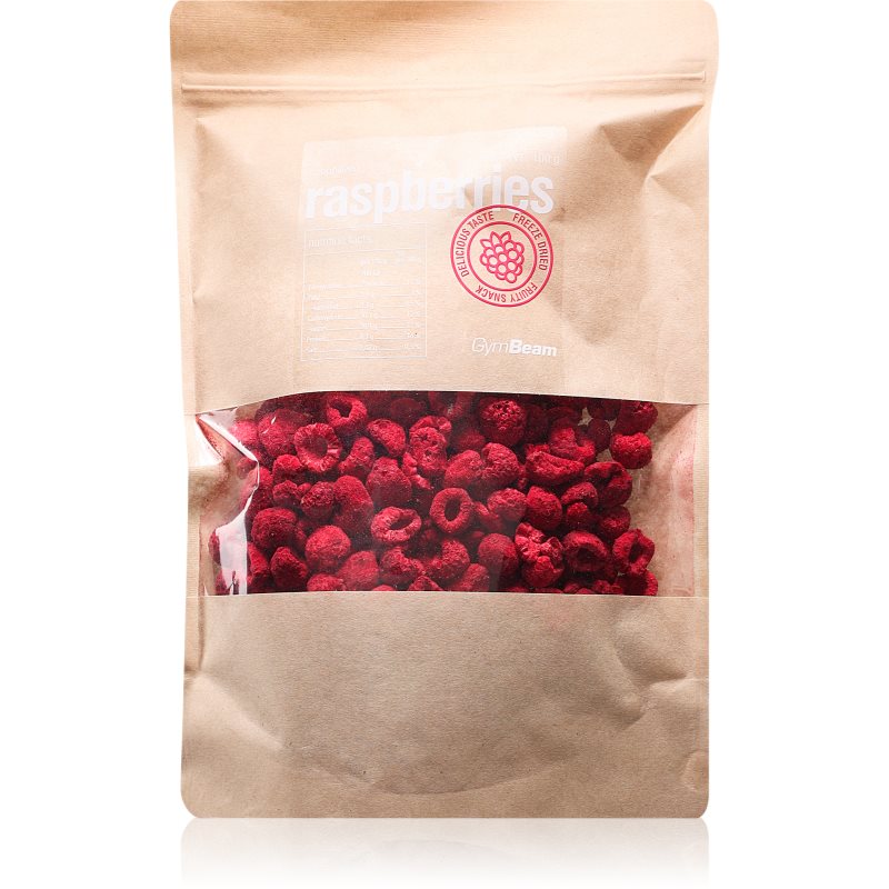 GymBeam Lyophilized Raspberries fructe uscate prin congelare 100 g