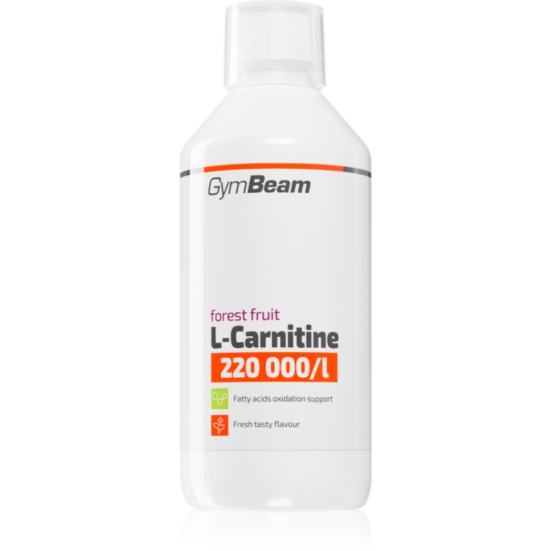 GymBeam L-Carnitine 220 000 mg/l arzător de grăsimi aroma Forest Fruit 500 ml