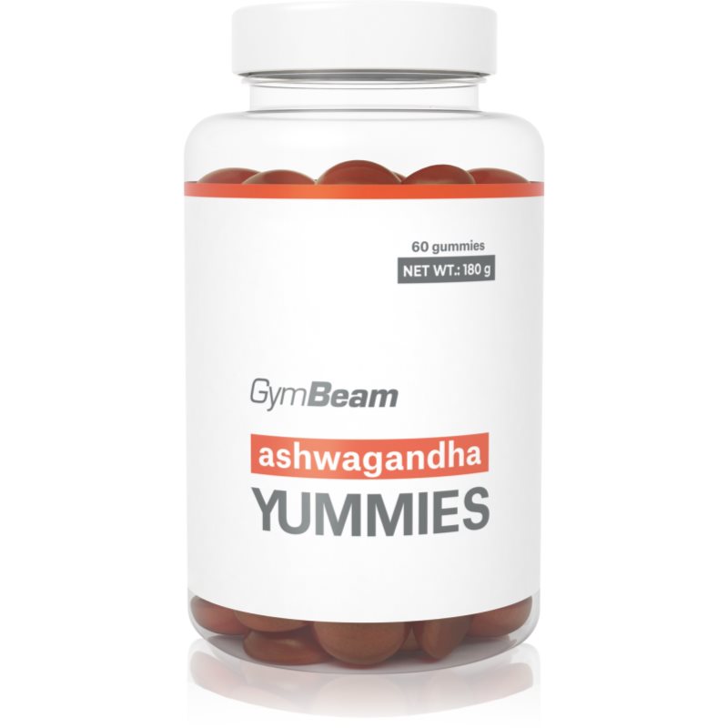 GymBeam Ashwagandha Yummies bomboane tip jeleu pentru susținerea echilibrului fizic și psihic al corpului aroma Forest Fruit 60 buc