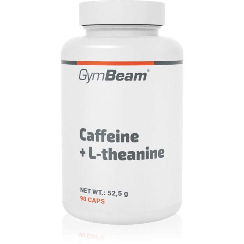 GymBeam Caffeine + L-theanine capsule pentru susținerea performanțelor sportive 52.5 g
