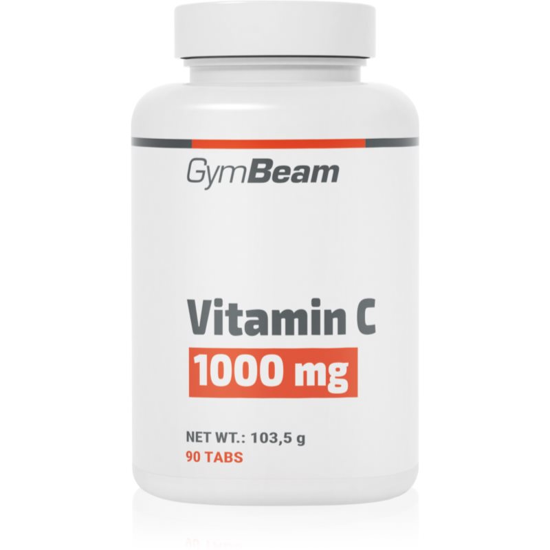 GymBeam Vitamin C 1000 mg tablete pentru susținerea sistemului imunitar și frumusețea tenului și a unghiilor 136 g