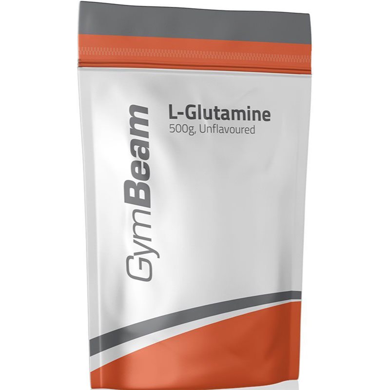 GymBeam L-Glutamine favorizează formarea masei musculare aroma Unflavored 500 g