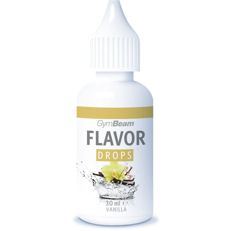 GymBeam Flavor Drops aromatizant aroma Vanilla 30 ml