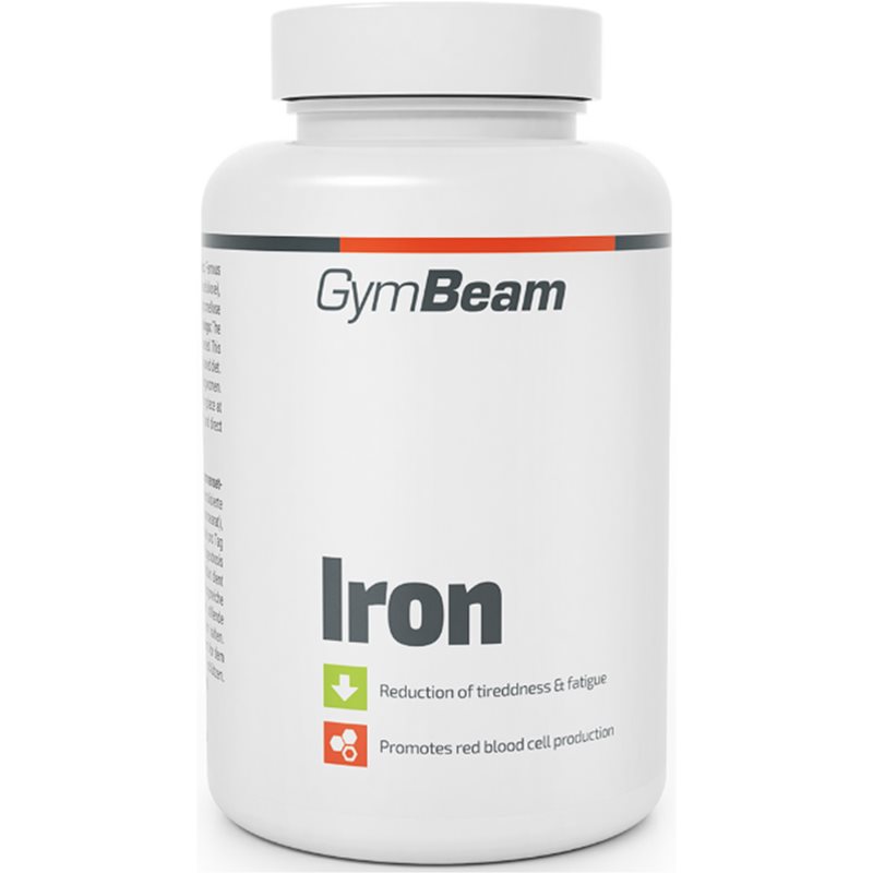 GymBeam Iron capsule pentru sprijinirea hematopoiezei 120 caps.