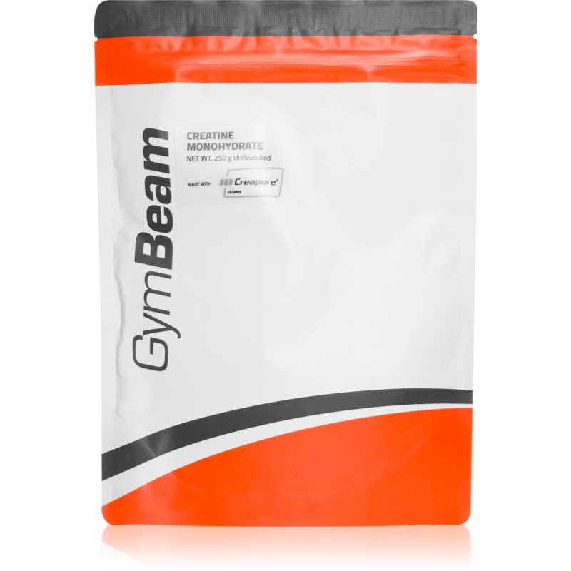 GymBeam Creatine Monohydrate Creapure® favorizează performanțele sportive aroma Unflavoured 250 g