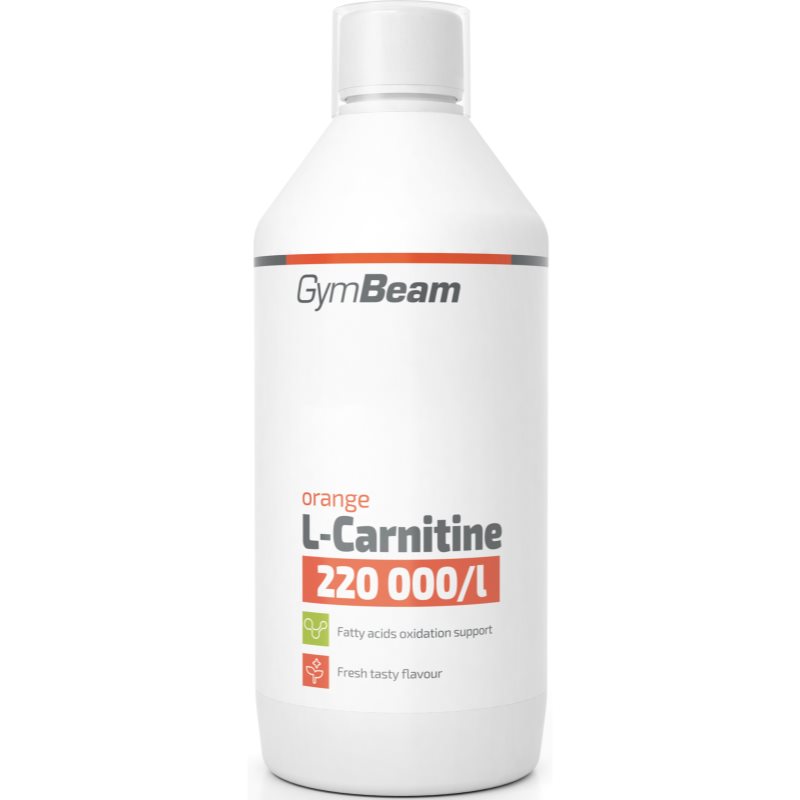 GymBeam L-Carnitine 220 000 mg/l arzător de grăsimi aroma Orange 500 ml