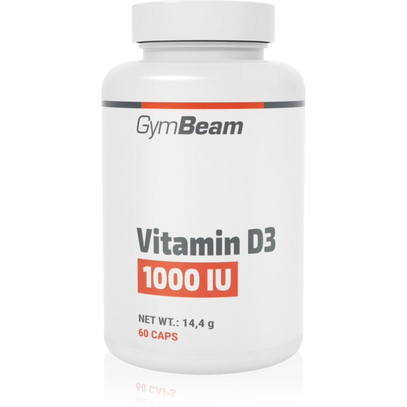 GymBeam Vitamin D3 1000 IU capsule cu vitamina D 50 g
