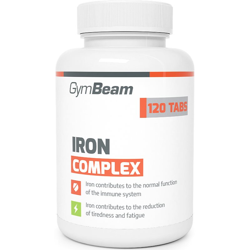 GymBeam Iron Complex favorizează hematopoieza 120 caps.