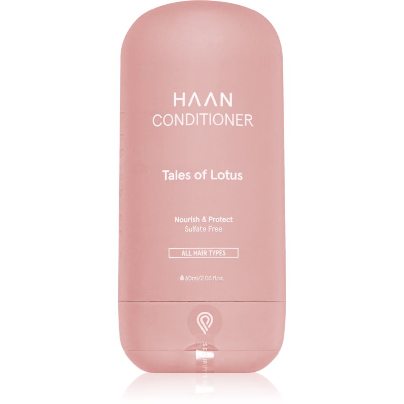 HAAN Conditioner Tales of Lotus balsam hidratant pentru toate tipurile de păr 60 ml