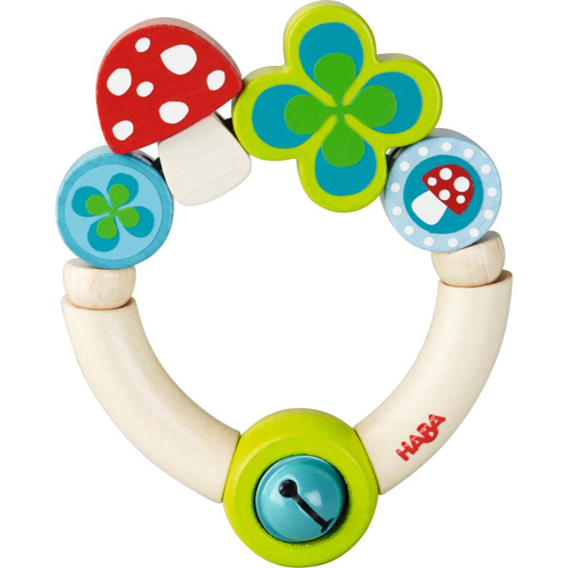 Haba Wooden Rattle Lucky Charm jucărie zornăitoare din lemn 6 m+ 1 buc