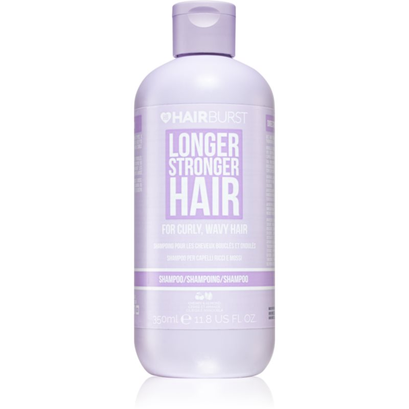 Hairburst Longer Stronger Hair Curly, Wavy Hair sampon hidratant pentru par ondulat si cret 350 ml