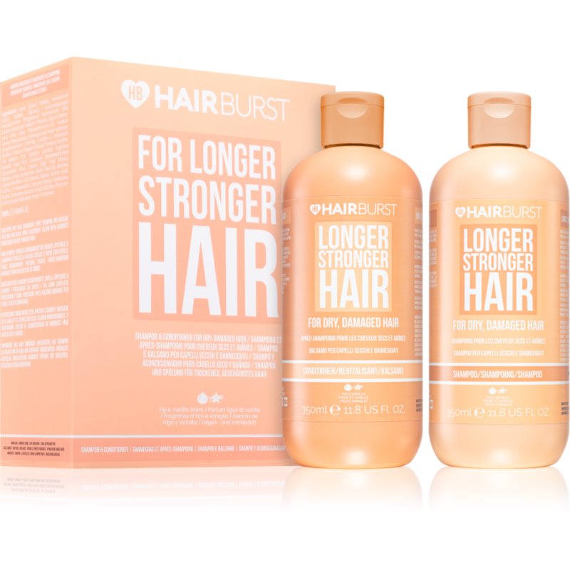 Hairburst Longer Stronger Hair Dry, Damaged Hair Set set cadou pentru păr uscat și deteriorat