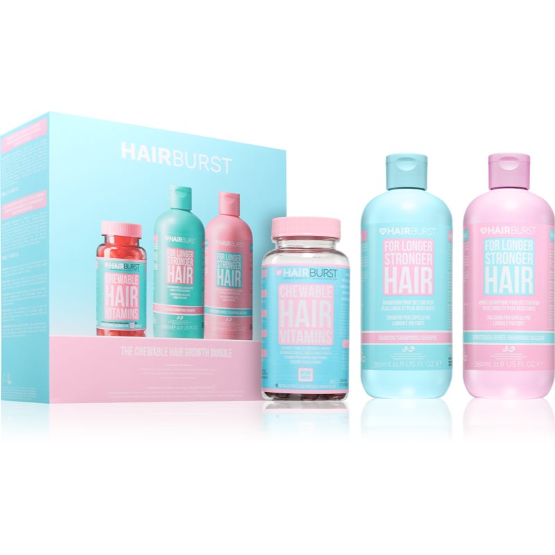 Hairburst The Chewable Hair Growth Bundle set cadou stimuleaza cresterea parului