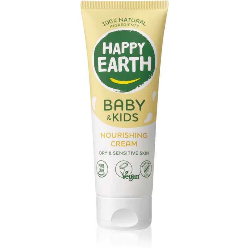 Happy Earth 100% Natural Nourishing Cream for Baby & Kids crema nutritiva pentru copii 75 ml