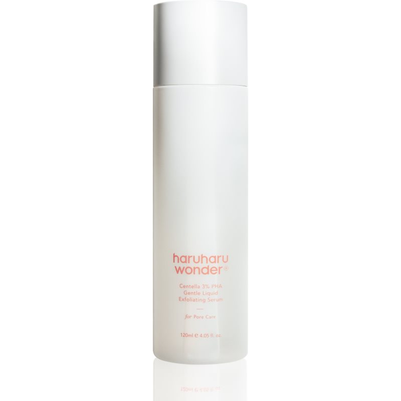 Haruharu Wonder Centella 3% PHA Gentle Liquid Exfoliating Serum ser cu textura fina cu efect de exfoliere 120 ml