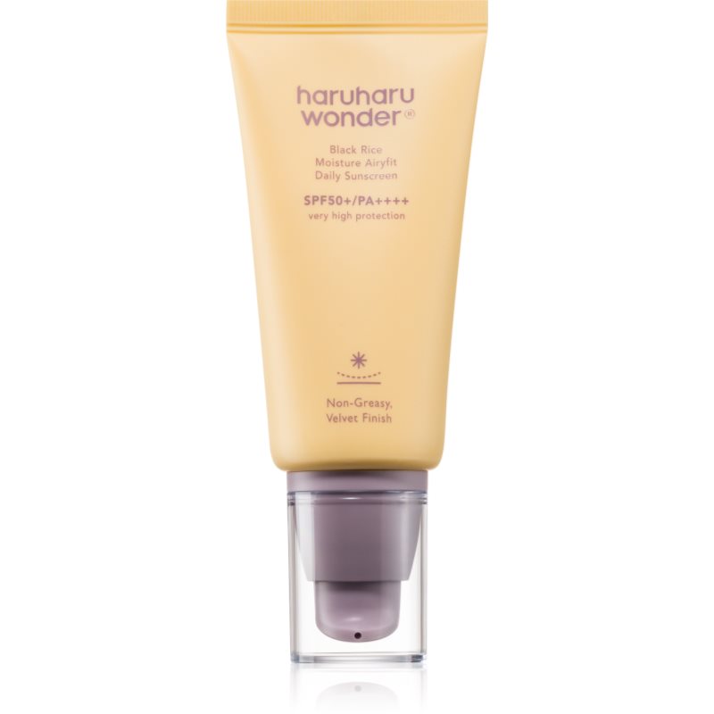 Haruharu Wonder Black Rice Moisture fluid protecție SPF 50+ fără parfum 50 ml