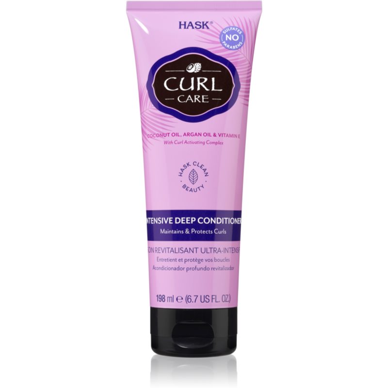 HASK Curl Care Balsam intensiv cu efect regenerator balsam regenerant intensiv pentru par ondulat si cret 198 ml