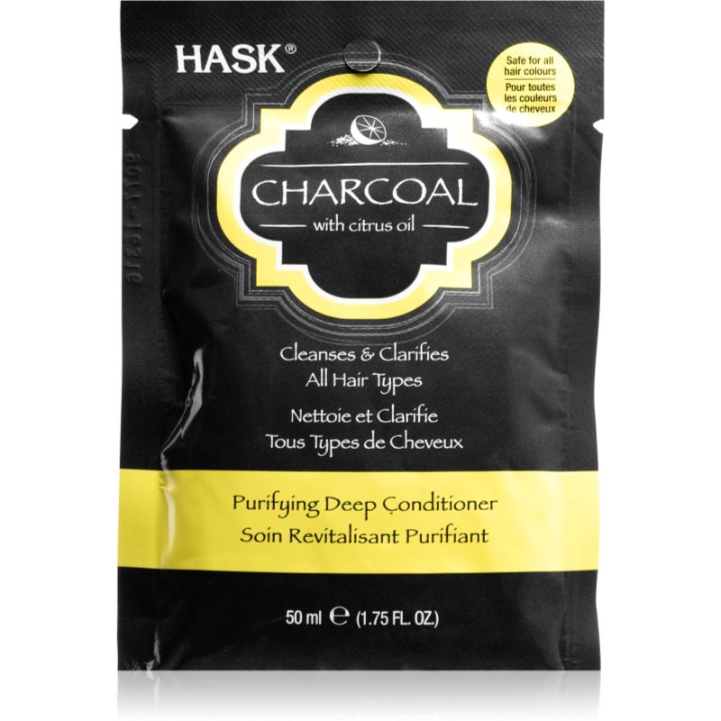 HASK Charcoal with Citrus Oil balsam profund hrănitor pentru refacerea scalpului 50 ml