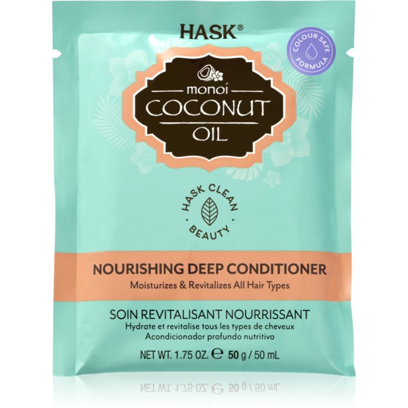 HASK Monoi Coconut Oil balsam revitalizant pentru un par stralucitor si catifelat 50 ml