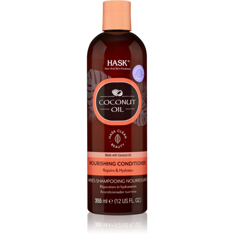 HASK Monoi Coconut Oil balsam hranitor pentru un par stralucitor si catifelat 355 ml