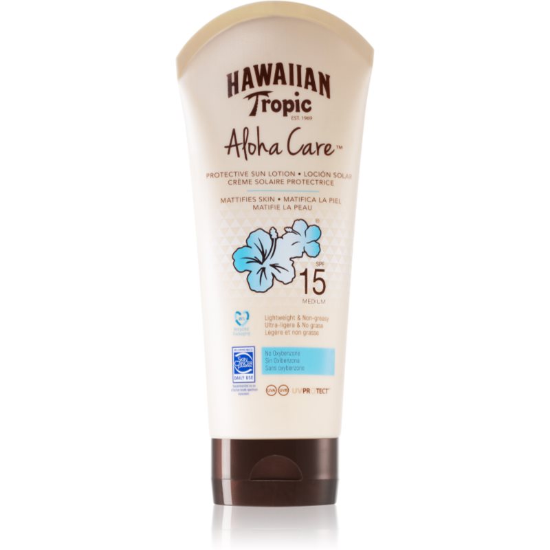 Hawaiian Tropic Aloha Care crema pentru bronzat SPF 15 180 ml